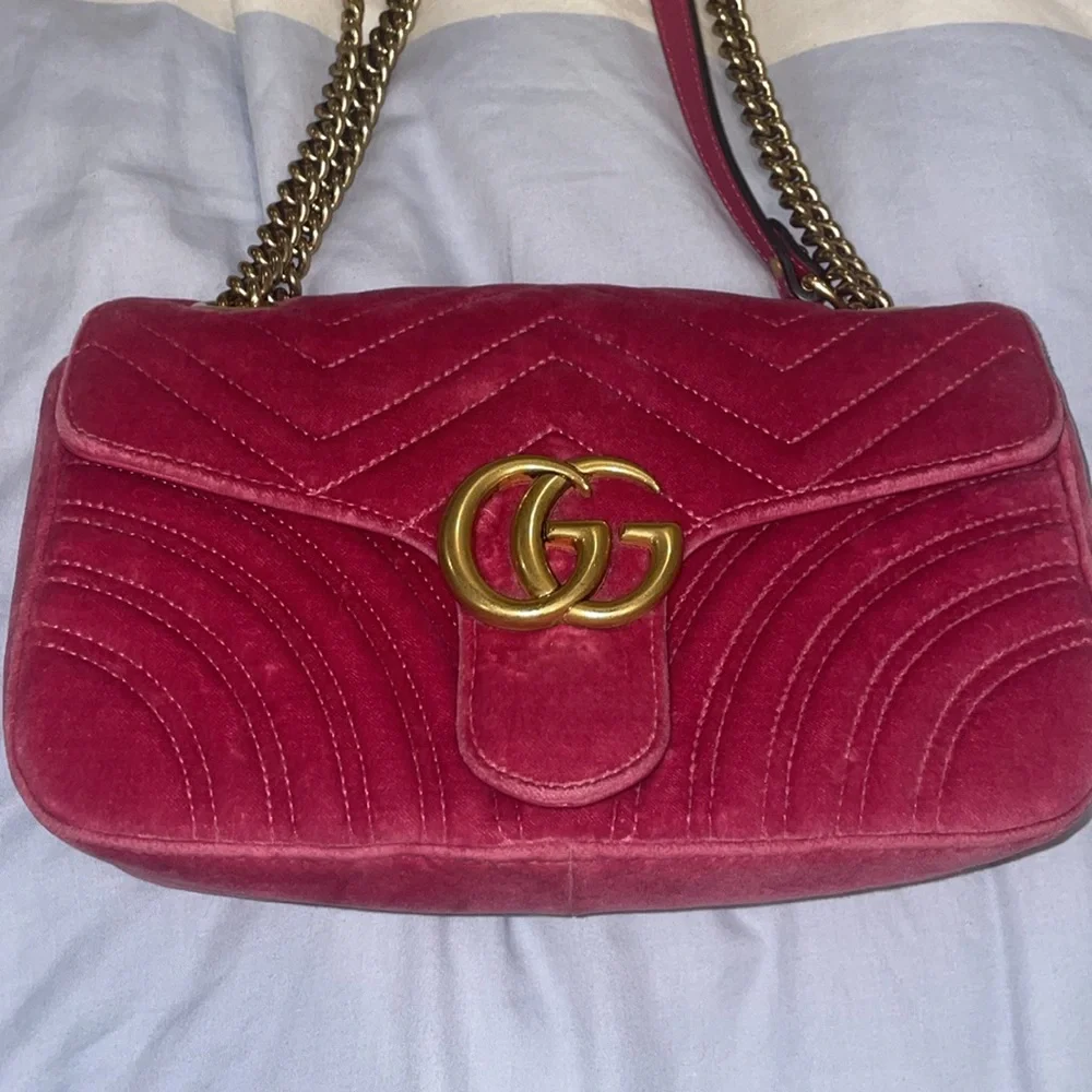 For Baefia! Gucci Marmont pink velvet - Picture 12 of 13